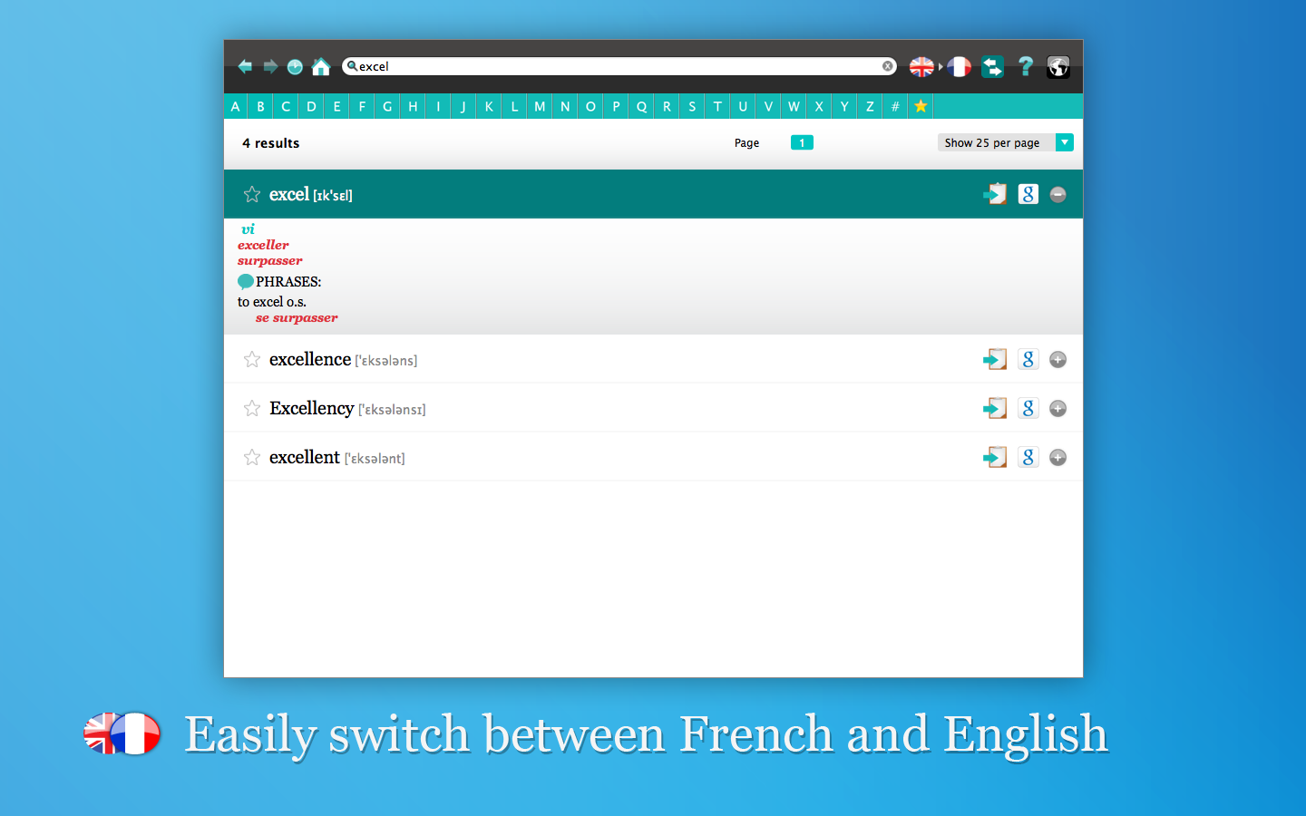 Screenshot 5 - Collins French Dictionary 