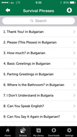 Screenshot 3 - Innovative Language 101: Learn Bulgarian on the go! 