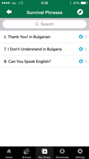 Screenshot 5 - Innovative Language 101: Learn Bulgarian on the go! 