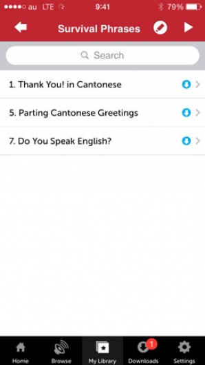 Screenshot 5 - Innovative Language 101: Learn Cantonese on the go! 