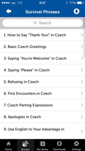 Screenshot 3 - Innovative Language 101: Learn Czech on the go! 