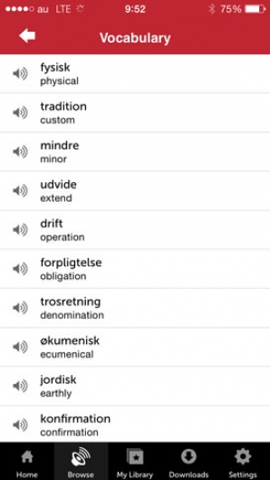 Screenshot 2 - Innovative Language 101: Learn Danish on the go! 