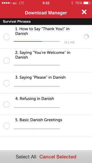 Screenshot 4 - Innovative Language 101: Learn Danish on the go! 