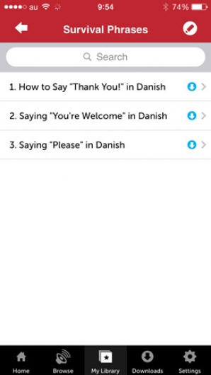 Screenshot 5 - Innovative Language 101: Learn Danish on the go! 