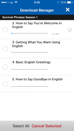 Screenshot 4 - Innovative Language 101: Learn English on the go! 