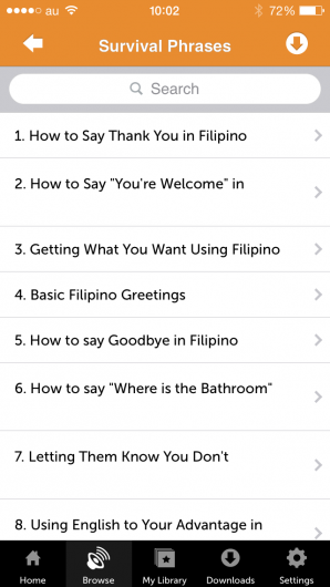 Screenshot 3 - Innovative Language 101: Learn Filipino on the go! 