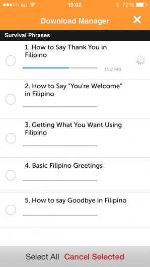 Screenshot 4 - Innovative Language 101: Learn Filipino on the go! 