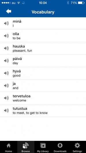 Screenshot 2 - Innovative Language 101: Learn Finnish on the go! 