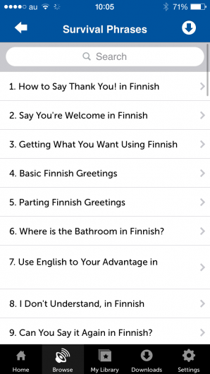 Screenshot 3 - Innovative Language 101: Learn Finnish on the go! 