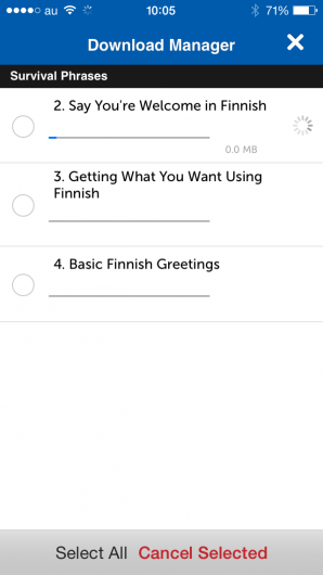Screenshot 4 - Innovative Language 101: Learn Finnish on the go! 