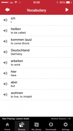 Screenshot 2 - Innovative Language 101: Learn German on the go! 