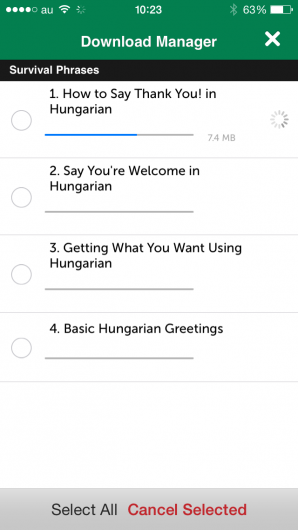 Screenshot 4 - Innovative Language 101: Learn Hungarian on the go! 