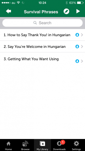 Screenshot 5 - Innovative Language 101: Learn Hungarian on the go! 