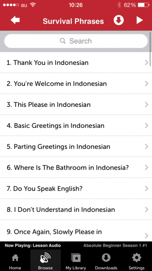 Screenshot 3 - Innovative Language 101: Learn Indonesian on the go! 