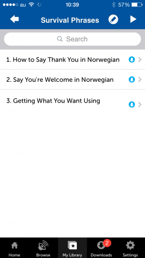 Screenshot 5 - Innovative Language 101: Learn Norwegian on the go! 