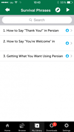 Screenshot 5 - Innovative Language 101: Learn Persian on the go! 