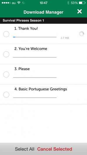 Screenshot 4 - Innovative Language 101: Learn Portuguese on the go! 