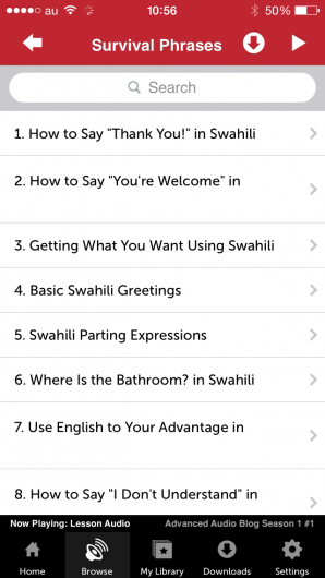 Screenshot 3 - Innovative Language 101: Learn Swahili on the go! 