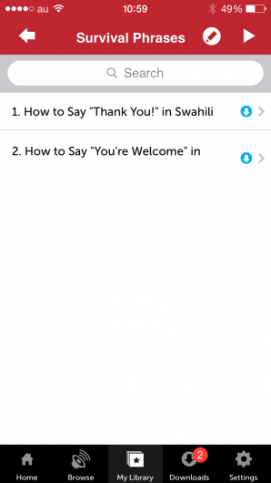 Screenshot 5 - Innovative Language 101: Learn Swahili on the go! 