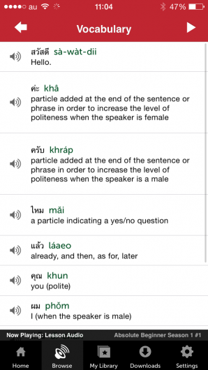 Screenshot 2 - Innovative Language 101: Learn Thai on the go! 