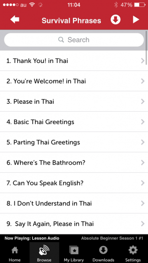 Screenshot 3 - Innovative Language 101: Learn Thai on the go! 