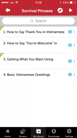 Screenshot 5 - Innovative Language 101: Learn Vietnamese on the go! 