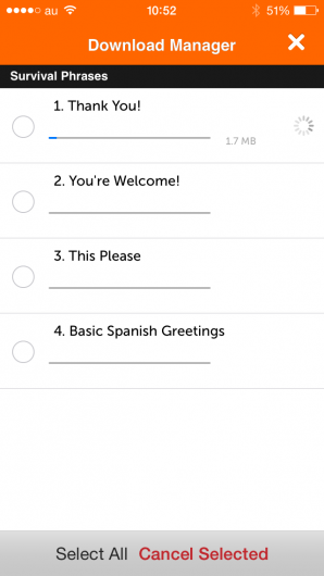 Screenshot 4 - Innovative Language 101: Learn Spanish on the go! 