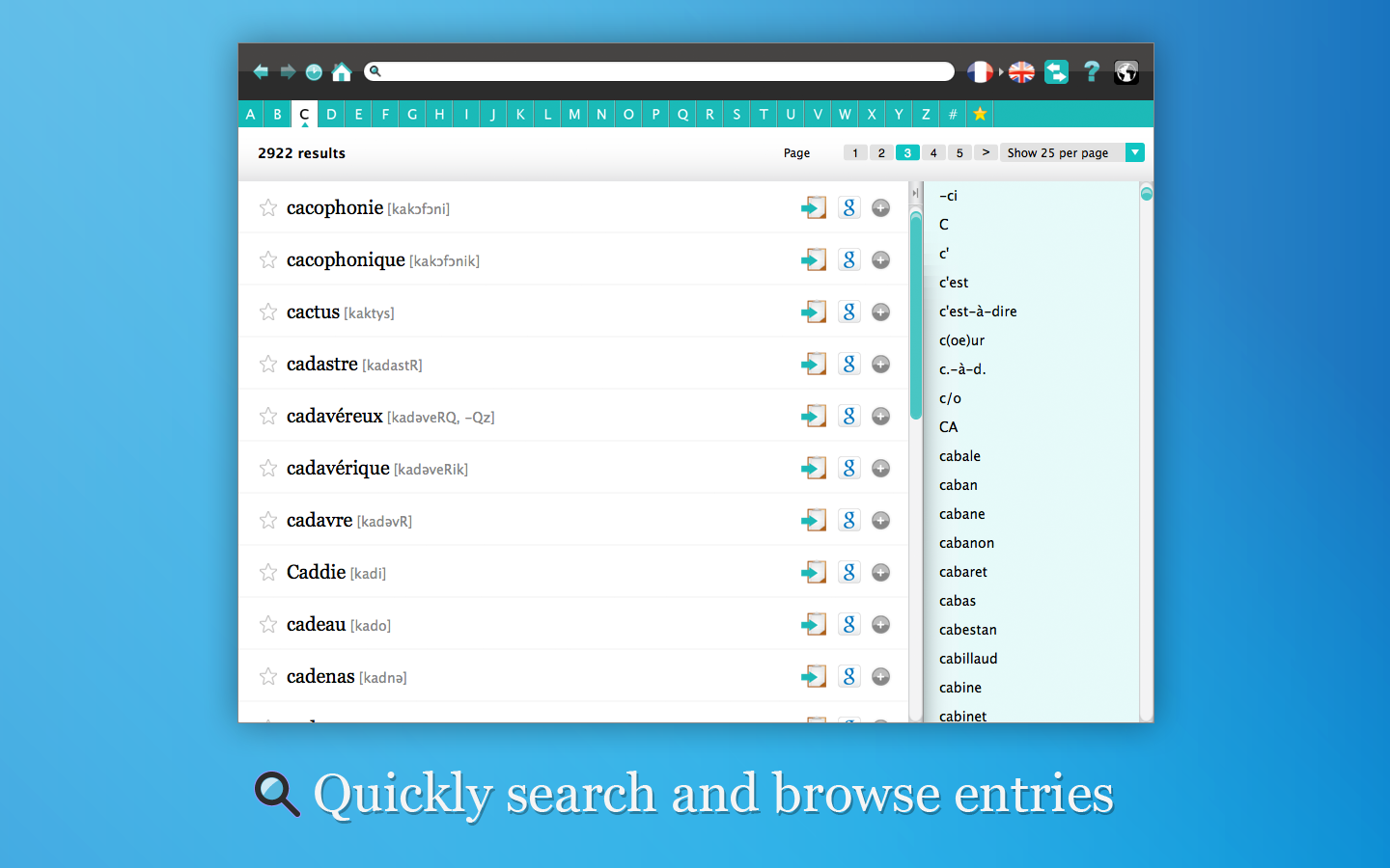 Screenshot 4 - Collins French Dictionary 