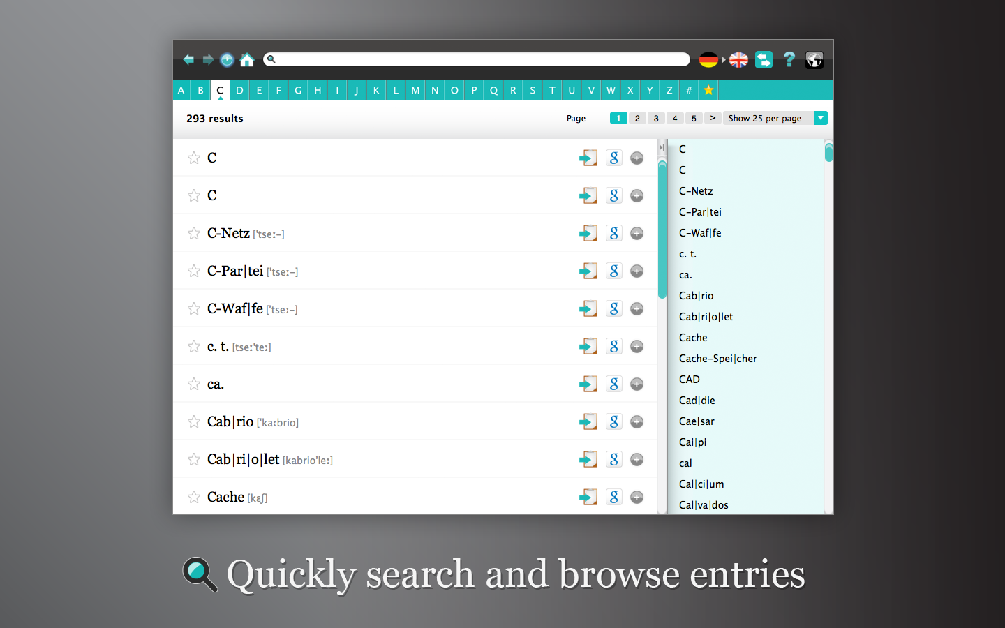 Screenshot 4 - Collins German Dictionary 