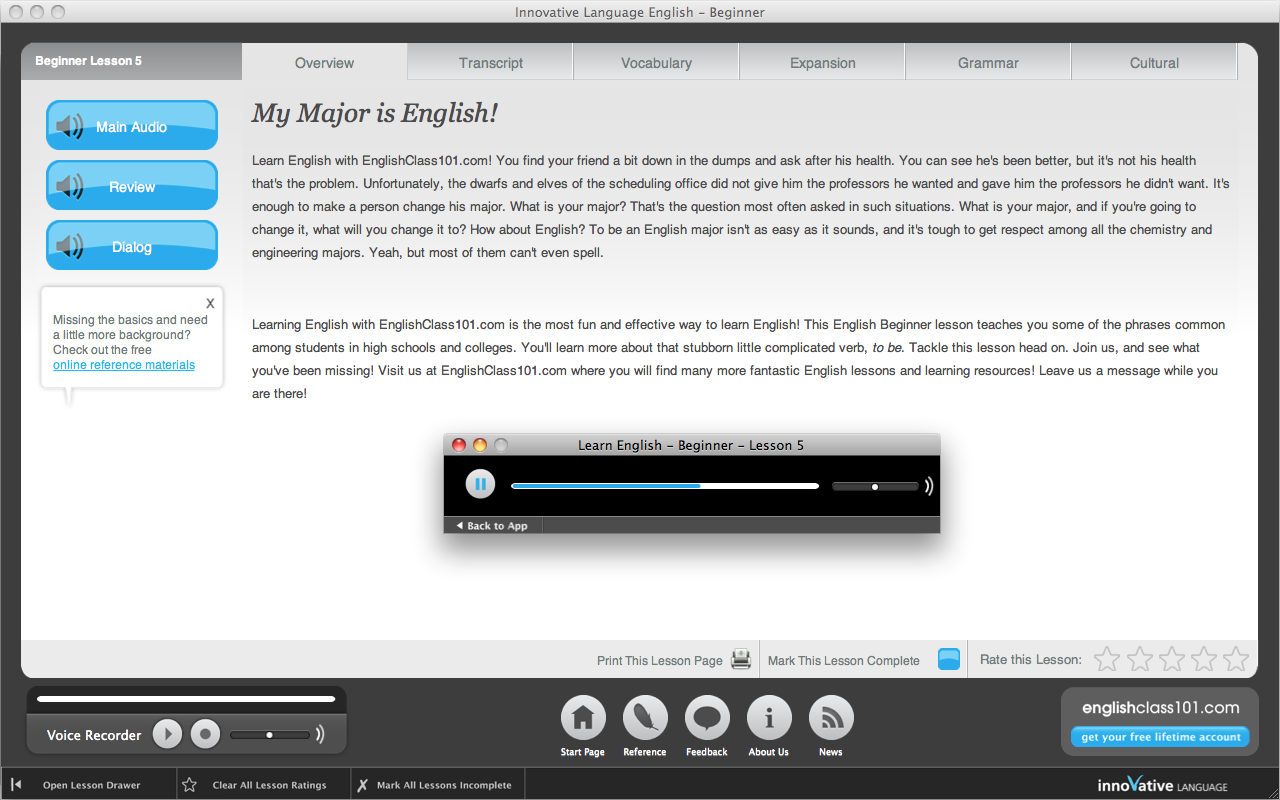 Screenshot 3 - Learn English - Introduction 