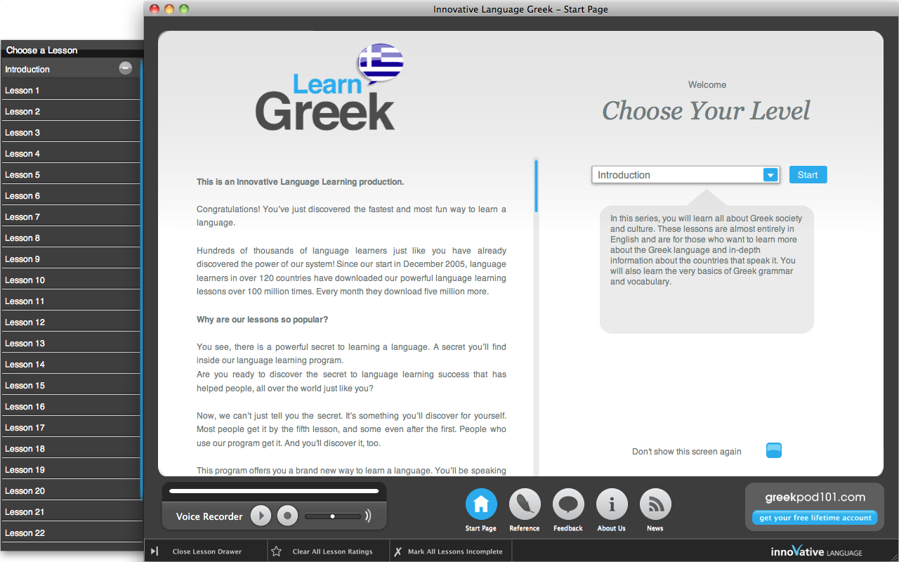 Screenshot 3 - Learn Greek - Introduction 
