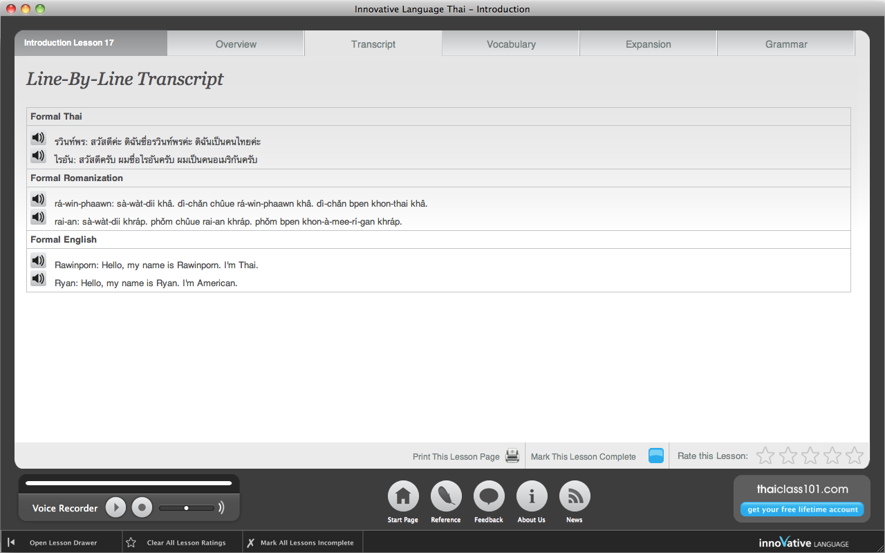 Screenshot 2 - Learn Thai - Introduction 