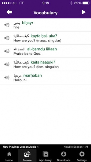 Screenshot 2 - Innovative Language 101: Learn Arabic on the go! 