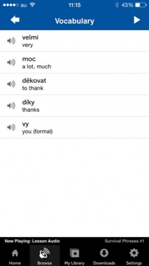 Screenshot 2 - Innovative Language 101: Learn Czech on the go! 