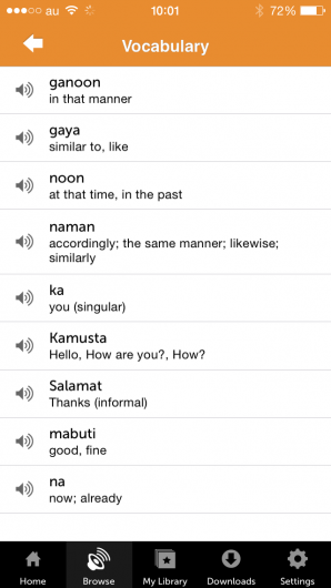 Screenshot 2 - Innovative Language 101: Learn Filipino on the go! 