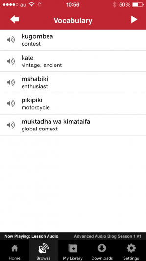 Screenshot 2 - Innovative Language 101: Learn Swahili on the go! 