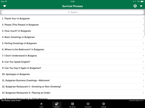 Screenshot 3 - Innovative Language 101: Learn Bulgarian on the go!  