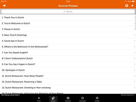 Screenshot 3 - Innovative Language 101: Learn Dutch on the go! 