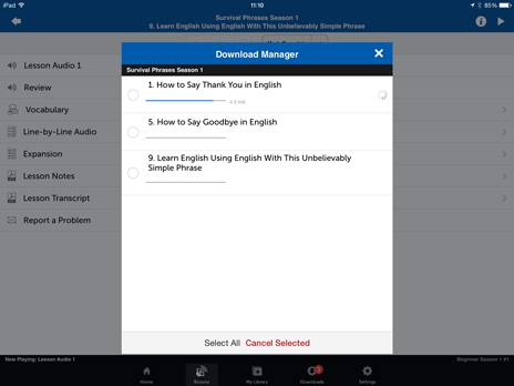 Screenshot 4 - Innovative Language 101: Learn English on the go! 