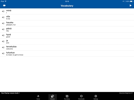 Screenshot 2 - Innovative Language 101: Learn Finnish on the go! 