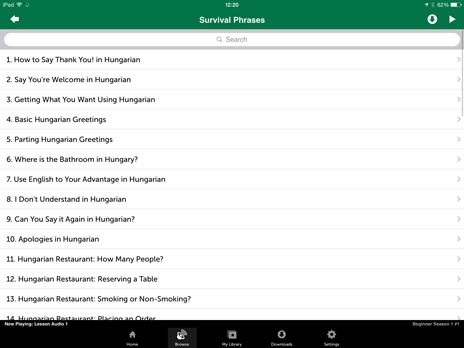 Screenshot 3 - Innovative Language 101: Learn Hungarian on the go! 