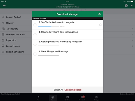 Screenshot 4 - Innovative Language 101: Learn Hungarian on the go! 