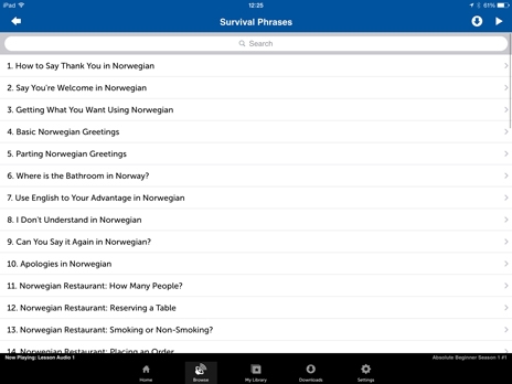 Screenshot 3 - Innovative Language 101: Learn Norwegian on the go!  