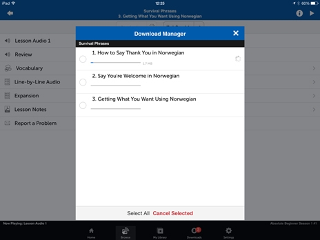 Screenshot 4 - Innovative Language 101: Learn Norwegian on the go!  